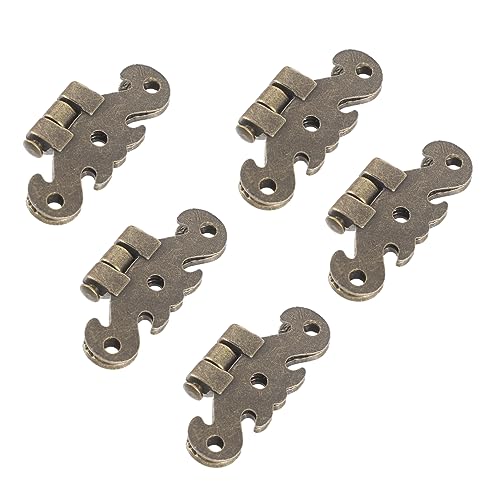 AUTSUPPL 5Stücke Retro Möbelscharniere Vintage Metallscharniere für Schmuckschatullen Geräuschloser Betrieb Langlebig und Rostbeständig AUTSUPPL 5Stücke Retro Möbelscharniere Vintage Metallscharniere für Schmuckschatullen Geräuschloser Betrieb Langlebig und Rostbeständig von AUTSUPPL