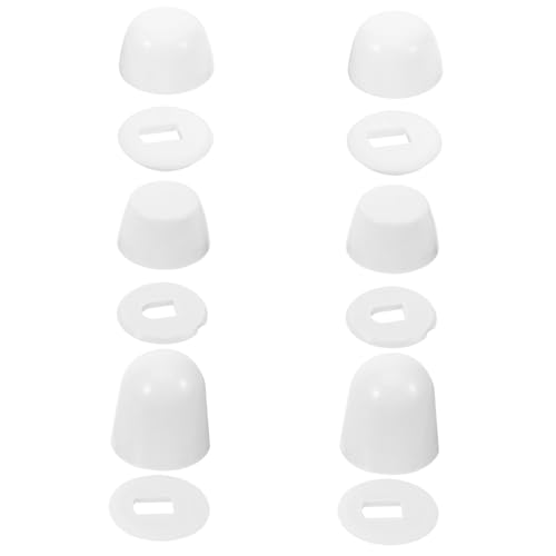 AUTSUPPL 6 Paare Toilettenschrauben Abdeckkappen mit Dichtungen Wc bodenschrauben Schutzkappen Stabile und Langlebige Befestigungsabdeckungen für Badezimmer Toilettenmontage AUTSUPPL 6 Paare Toilettenschrauben Abdeckkappen mit Dichtungen Wc bodenschrauben Schutzkappen Stabile und Langlebige Befestigungsabdeckungen für Badezimmer Toilettenmontage von AUTSUPPL
