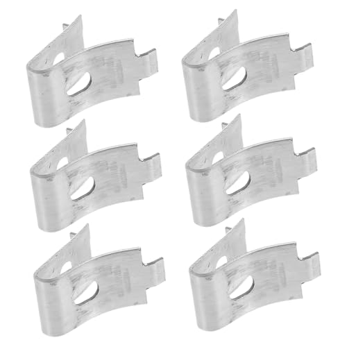 AUTSUPPL 6 Stück Edelstahl Regalbodenträger Rostfrei Einfache Handmontage Stabile Halterung für Glas Einlegeböden Regalstützen für Schrank und Wand Langlebig und Vibrationsfest von AUTSUPPL