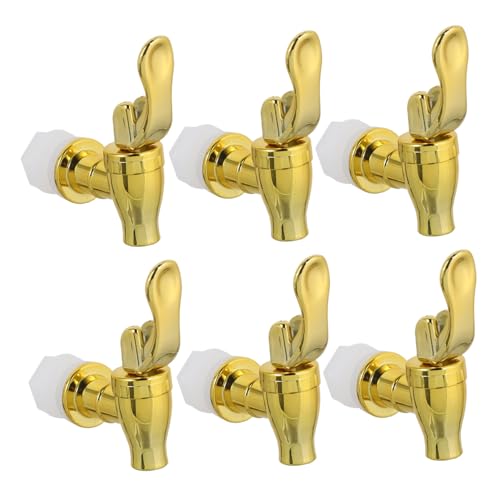 AUTSUPPL 6 Stück Getränkespender Kunststoff Auslaufhahn Leckfreier Ventil Wasserhahn Präzise Dosierung Für Saft Wasser Für Küche Gastronomie von AUTSUPPL