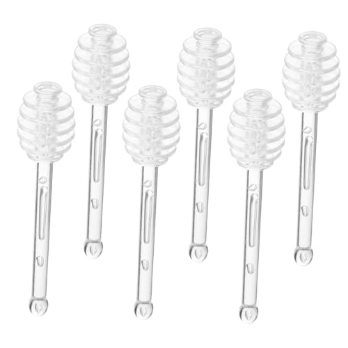 AUTSUPPL 6 Stück Honiglöffel aus Transparentem Vielseitiger Honig Sirup-dipper Tropfsicherer Rührstab für Honiggläser Cocktailrührer und Gewürzmischungen für Partys und AUTSUPPL 6 Stück Honiglöffel aus Transparentem Vielseitiger Honig Sirup-dipper Tropfsicherer Rührstab für Honiggläser Cocktailrührer und Gewürzmischungen für Partys und von AUTSUPPL