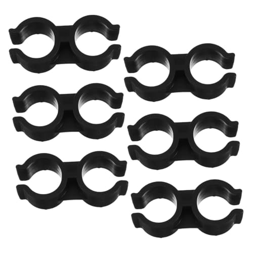 AUTSUPPL 6 Stück Teiliges Doppelrohrschellen aus Robustem Kunststoff H förmige Rohrhalterung für Stabile Doppelleitungs verbindung Vielseitige Rohrschelle mit Innendurchmesser AUTSUPPL 6 Stück Teiliges Doppelrohrschellen aus Robustem Kunststoff H förmige Rohrhalterung für Stabile Doppelleitungs verbindung Vielseitige Rohrschelle mit Innendurchmesser von AUTSUPPL