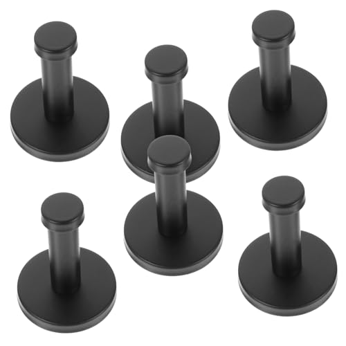 AUTSUPPL 6 Stück Teiliges Edelstahl Wandhaken Schwarz Multifunktionale Garderobenhaken für Bad Küche Schlafzimmer Rostfrei Starke Tragkraft Dekorative Wandhalterung für Schlüssel Taschen AUTSUPPL 6 Stück Teiliges Edelstahl Wandhaken Schwarz Multifunktionale Garderobenhaken für Bad Küche Schlafzimmer Rostfrei Starke Tragkraft Dekorative Wandhalterung für Schlüssel Taschen von AUTSUPPL