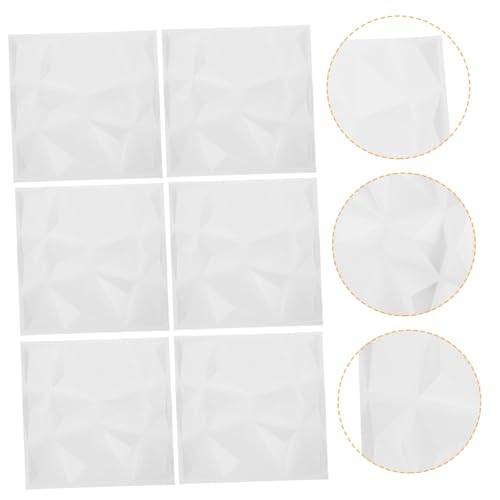 AUTSUPPL 6 Stück Wandpaneele Selbstklebend Texturiert Dekorative Wandverkleidung für Innenräume Wohnzimmer Schlafzimmer Büro Hotel Hintergrunddekoration von AUTSUPPL