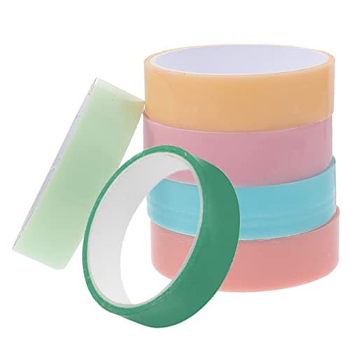 AUTSUPPL 6rollen Farbige Stressabbau-Ball-klebebänder Klebeband Für Kreative DIY-projekte Für Schule Und Freizeit Teiliges von AUTSUPPL