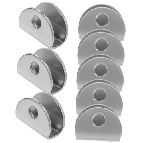 AUTSUPPL 8Stücke Teiliges No Drill Glasklammern für Rahmenlose Spiegel und Glasregale Stabil und Installieren für Glasplatten Geeignet AUTSUPPL 8Stücke Teiliges No Drill Glasklammern für Rahmenlose Spiegel und Glasregale Stabil und Installieren für Glasplatten Geeignet von AUTSUPPL