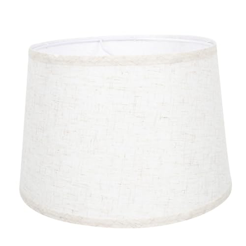 AUTSUPPL Abnehmbarer Kleiner Faltbarer Lampenschirm Tischlampe Lampenschirm aus Netzleinen für Wohnzimmer Schlafzimmer Büro DIY Lampenabdeckung von AUTSUPPL