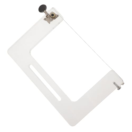 AUTSUPPL Acryl und Metall Seifenschneider Wiederverwendbares Tragbares Seifen Schneidewerkzeug für Diy Handgemachte Seifen Langlebig Einfach zu Reinigen Sauber und Vielseitig Einsetzbar von AUTSUPPL