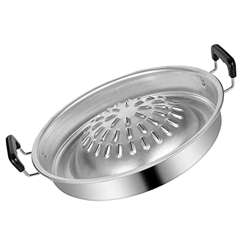 AUTSUPPL Aluminium Korean Bbq Grillpfanne mit Rundem Rand Hitzebeständig Leicht zu Reinigen Multifunktional für Outdoor Grillen und Indoor Restaurantgebrauch Praktischer Tragegriff AUTSUPPL Aluminium Korean Bbq Grillpfanne mit Rundem Rand Hitzebeständig Leicht zu Reinigen Multifunktional für Outdoor Grillen und Indoor Restaurantgebrauch Praktischer Tragegriff von AUTSUPPL