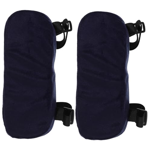 AUTSUPPL Armlehnenkissen für Bürostuhl Bequeme Memory Schaum Polster Verschleißfest Ergonomische Armlehnenauflagen Einfache Installation für Büro Heimstühle von AUTSUPPL