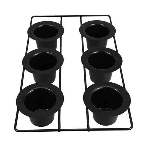 AUTSUPPL Muffin-backform Aus Robustem Schwarzem Antihaftbeschichtet Für Muffins Puddings Ofenbackform Für Zuhause Langlebig Und Effizient von AUTSUPPL