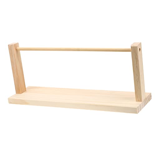 AUTSUPPL Bastelband Organizer Holz Praktischer Lagerhalter für Geschenkband und Ribbon Kompakter Aufbewahrungsrack für Bastelprojekte für Heimwerker von AUTSUPPL