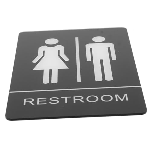AUTSUPPL Braille Toilettenschild Seitenmontage Unisex Wc Hinweis Schild für Gemeinsame Toiletten Büro Hotel Vielseitig Verwendbar Langlebiges Material AUTSUPPL Braille Toilettenschild Seitenmontage Unisex Wc Hinweis Schild für Gemeinsame Toiletten Büro Hotel Vielseitig Verwendbar Langlebiges Material von AUTSUPPL