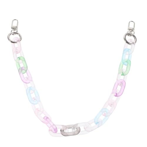 AUTSUPPL Bunte Matte Transparente Acryltaschenkette für Schulter Umhängetaschen Langlebige Stabile DIY schulterriemenkette mit Doppelseitigem Verschluss Vielseitiges Accessoire für AUTSUPPL Bunte Matte Transparente Acryltaschenkette für Schulter Umhängetaschen Langlebige Stabile DIY schulterriemenkette mit Doppelseitigem Verschluss Vielseitiges Accessoire für von AUTSUPPL