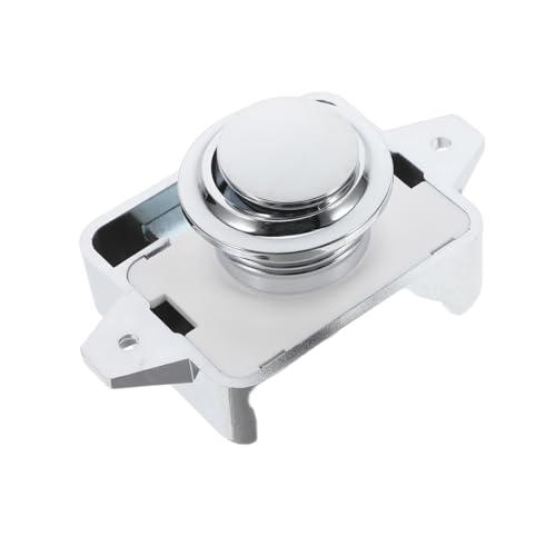 AUTSUPPL Button Lock für Schrank und Druckbetätigtes Möbelschloss ohne Schlüssel Rostfrei Einfache Bedienung für Wohnmobil Caravan und Möbel von AUTSUPPL