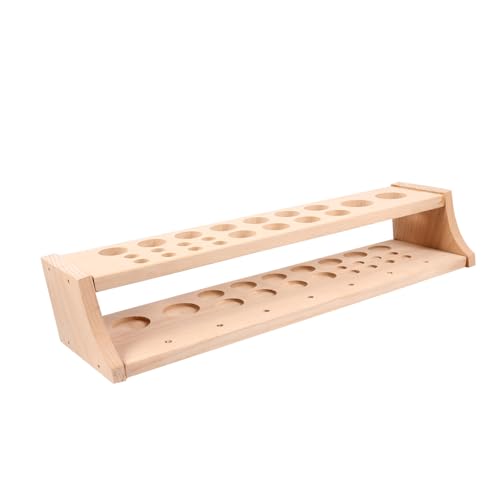 AUTSUPPL Leder Werkzeughalter Holz Für Kreative Aufbewahrung Von Lederarbeitswerkzeugen Für DIY-projekte Organisation Von Stanzwerkzeugen Prägungswerkzeugen Und Mehr von AUTSUPPL