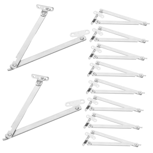 AUTSUPPL Deckelhalter, 10 Stück: Klappdeckelhalter-scharnierbeschläge Aus – Funktionelle Faltbare Scharnier-stützstange Für Kleiderschränke, Schränke, Möbel AUTSUPPL Deckelhalter, 10 Stück: Klappdeckelhalter-scharnierbeschläge Aus – Funktionelle Faltbare Scharnier-stützstange Für Kleiderschränke, Schränke, Möbel von AUTSUPPL