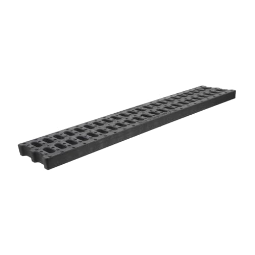 AUTSUPPL Drainage abdeckgitter PE Trench Cover Kanalabdeckung mit Hoher Tragfähigkeit Wasserdurchlässig Geräuschdämpfend Leicht Montierbar Geeignet für Außenbereich und Fußgängerbereiche von AUTSUPPL