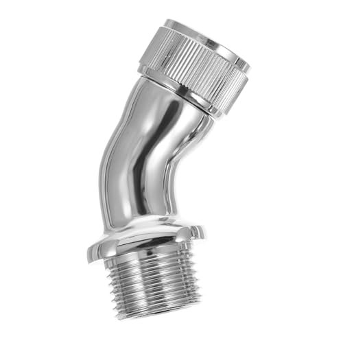 AUTSUPPL Duscharmatur Winkelstück Messing Duschkopf Adapter Verchromt Poliert Korrosionsbeständig Einfach zu Montieren für Brauseschlauch Handbrause Badezimmer von AUTSUPPL