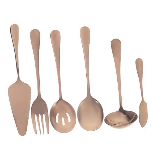 AUTSUPPL Edelstahl Besteckset Roségold Wiederverwendbares Party besteck Servierset mit Löffel Gabel Messer Rostfrei Spülmaschinenfest für Hochzeit Restaurant Festlichkeiten AUTSUPPL Edelstahl Besteckset Roségold Wiederverwendbares Party besteck Servierset mit Löffel Gabel Messer Rostfrei Spülmaschinenfest für Hochzeit Restaurant Festlichkeiten von AUTSUPPL