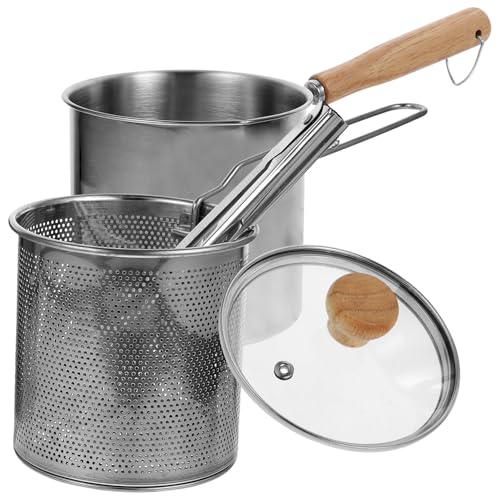 AUTSUPPL Edelstahl Frittierpfanne mit Hitzebeständigem Griff und Glasdeckel Tiefer Haushaltstopf für Frittieren Braten und Grillen Inkl Lebensmittelechtem Frittierkorb und Vielseitigem AUTSUPPL Edelstahl Frittierpfanne mit Hitzebeständigem Griff und Glasdeckel Tiefer Haushaltstopf für Frittieren Braten und Grillen Inkl Lebensmittelechtem Frittierkorb und Vielseitigem von AUTSUPPL