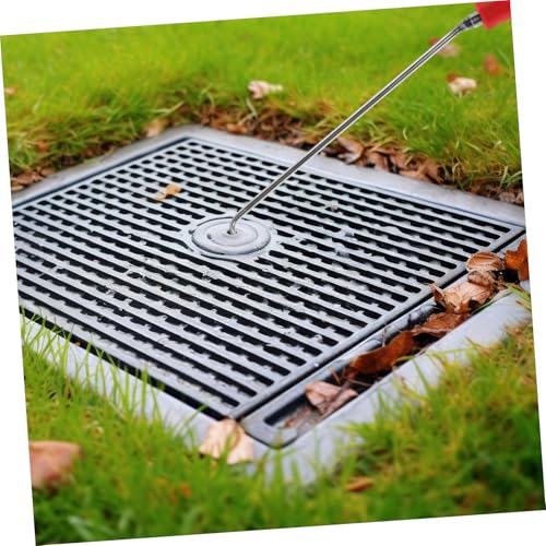 AUTSUPPL Edelstahl Schachtdeckelheber mit Griff Lang Robuster Hebehaken für Gullydeckel und Rolladen Einfach zu Bedienen Langlebiges Stahl material Vielseitiger Hebehaken für Kanaldeckel AUTSUPPL Edelstahl Schachtdeckelheber mit Griff Lang Robuster Hebehaken für Gullydeckel und Rolladen Einfach zu Bedienen Langlebiges Stahl material Vielseitiger Hebehaken für Kanaldeckel von AUTSUPPL