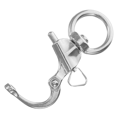 AUTSUPPL Edelstahl Schnellverschluss Karabiner Drehbarer Federhaken Stabile Handzugschlaufe für Outdoor Rucksack Camping Zubehör AUTSUPPL Edelstahl Schnellverschluss Karabiner Drehbarer Federhaken Stabile Handzugschlaufe für Outdoor Rucksack Camping Zubehör von AUTSUPPL