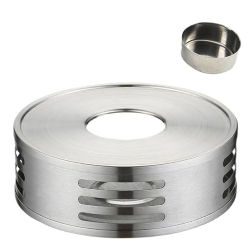 AUTSUPPL Edelstahl Teewärmer Stövchen mit Kerzenhalter Glas teekannenwärmer Rostfreier Warmer für Tee und Kaffee Geeignet für Zuhause Büro Elegantes Warmhalten und Geschenkidee AUTSUPPL Edelstahl Teewärmer Stövchen mit Kerzenhalter Glas teekannenwärmer Rostfreier Warmer für Tee und Kaffee Geeignet für Zuhause Büro Elegantes Warmhalten und Geschenkidee von AUTSUPPL