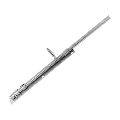 AUTSUPPL Edelstahl Türriegel Bodenriegel Rostfrei Robust für Scheunentore Gartentore mit Einfacher Montage und Hoher Härte Vielseitig für Einzeltore Doppeltore Geeignet von AUTSUPPL