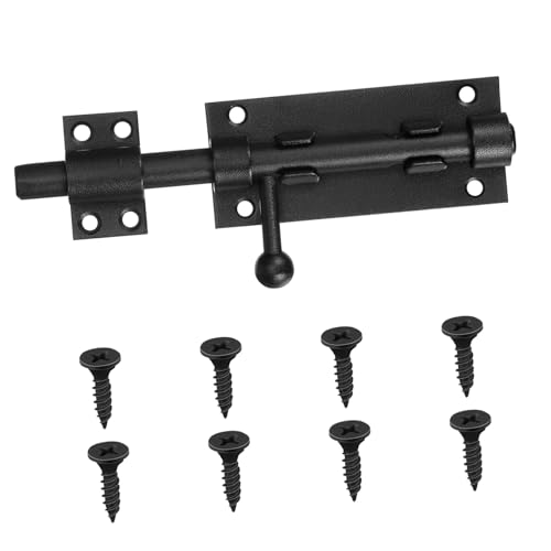 AUTSUPPL Edelstahl Türschloss Riegel mit Integriertem Vorhängeschloss-bohrung Robuster Schiebeschloss Riegel für Türen Tore Schränke und Fenster Heavy Duty Latch für Erhöhte von AUTSUPPL