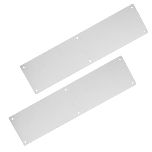 AUTSUPPL Edelstahl Türschutzplatte Langlebig Korrosionsbeständig Stilvoll für Innen Außentüren Einfache Montage Schutz vor Beschädigungen und Kratzern von AUTSUPPL