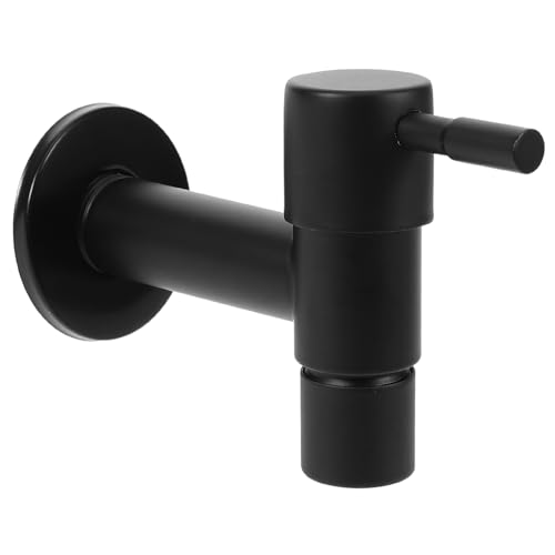 AUTSUPPL Edelstahl Wandwasserhahn Kaltwasser Wasserhahn für Küche Bad Balkon Rostfrei Langlebig Einfache Wandmontage Multifunktionaler Metall Wasserhahn von AUTSUPPL