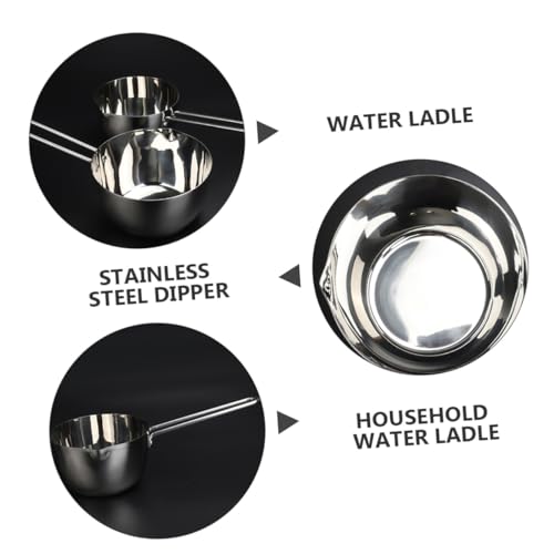 AUTSUPPL Edelstahl Wasserschöpfer mit Langem Griff Große Kapazität Tiefes Design Multifunktional als Suppen Würzlöffel Robust Verformungsfest für Gastronomie und Haushalt AUTSUPPL Edelstahl Wasserschöpfer mit Langem Griff Große Kapazität Tiefes Design Multifunktional als Suppen Würzlöffel Robust Verformungsfest für Gastronomie und Haushalt von AUTSUPPL