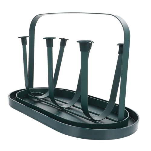 AUTSUPPL Eisen Art Tassenhalter mit Abtropfwanne Kreativer Umgedrehter Becherhalter für Küche und Restaurant Platzsparend Robust und Vielseitig Einsetzbar Modernes Design Grün AUTSUPPL Eisen Art Tassenhalter mit Abtropfwanne Kreativer Umgedrehter Becherhalter für Küche und Restaurant Platzsparend Robust und Vielseitig Einsetzbar Modernes Design Grün von AUTSUPPL