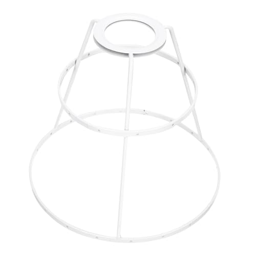 AUTSUPPL Eisen Lampenschirm Rahmen Weiß DIY Lampenhalter Robust Rostfrei Tischlampe Deckenleuchte Vintage Lampenrahmen Dekoration AUTSUPPL Eisen Lampenschirm Rahmen Weiß DIY Lampenhalter Robust Rostfrei Tischlampe Deckenleuchte Vintage Lampenrahmen Dekoration von AUTSUPPL