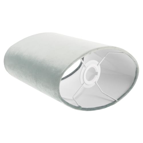 AUTSUPPL Eleganter Stoffbezogener Lampenschirm Ovaler Form für Tischleuchte Kleine Grüne Lampenabdeckung Moderne Lichtdiffusion Langlebig und Stilvoll für Wohnraum von AUTSUPPL