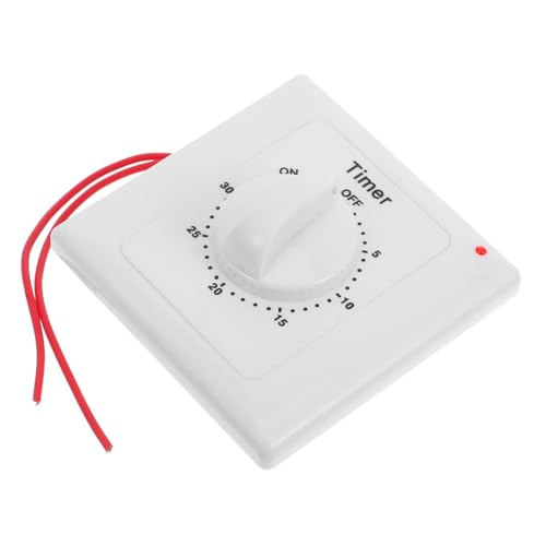 AUTSUPPL Elektrischer Zeitschalter Timer Steckdosen Schalter Präziser Zeitsteuerung für Innenbereich Automatische Geräte Steuerung Einfache Installation Vielseitig Nutzbar von AUTSUPPL