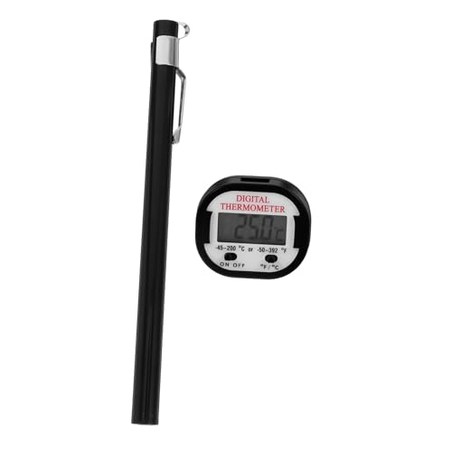 AUTSUPPL Elektronisches Kochthermometer mit Präziser Sonde Schnellem Temperaturmesser für Backen und Grillen Digitales Haushalts-thermometer in Schwarz mit Schutzabdeckung für Küche und AUTSUPPL Elektronisches Kochthermometer mit Präziser Sonde Schnellem Temperaturmesser für Backen und Grillen Digitales Haushalts-thermometer in Schwarz mit Schutzabdeckung für Küche und von AUTSUPPL