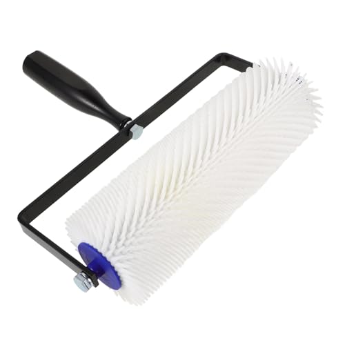 AUTSUPPL Entlüftungsroller mit Stacheln Breit Selbstnivellierend zur Blasenentfernung für Bodenbeschichtung und Epoxidharz Langlebig Handlich und Vielseitig für Glatte Flächen und von AUTSUPPL