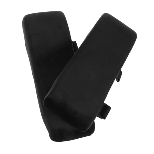 AUTSUPPL Ergonomische Armlehnenpolster Bürostuhl Armstützen Polster Komfortable Hochdichte Armlehnenauflagen zur Druckentlastung Passend für Büro Gaming stühle Klassisch Schwarzes Design von AUTSUPPL