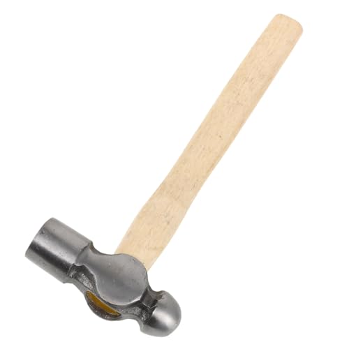 AUTSUPPL Ergonomischer Rundkopf Hammer mit Holzgriff Vielseitiges Werkzeug für Heimwerker Schnelle Nagelentfernung Langlebiger Legierungskopf für Dekoration und Diy-anwendungen von AUTSUPPL