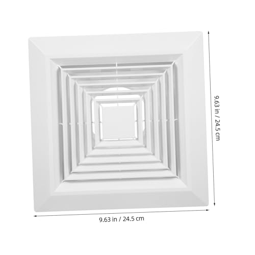 AUTSUPPL Exhaust Fan Cover Deckenlüftungsgitter Mit Clip Kunststoff Lüftungsgitter Für Badezimmer Küchen Integrierte Decke Platzsparend Einfache Montage Luftzirkulation von AUTSUPPL