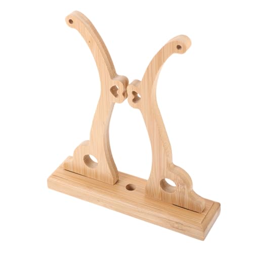 AUTSUPPL Fächerständer Holz Traditioneller Chinesischer Handfächerhalter Stabile Displaybasis für Büro Galerie Dekoration von AUTSUPPL