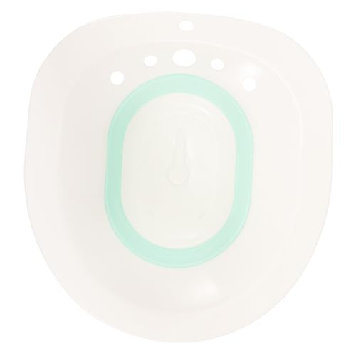 AUTSUPPL Faltbarer Sitzbadewanne Bidet Waschbecken Platzsparend Langlebig Passend für Standard-toilettensitze für Schwangere Senioren und Hämorrhoidenpflege Weiß-grün AUTSUPPL Faltbarer Sitzbadewanne Bidet Waschbecken Platzsparend Langlebig Passend für Standard-toilettensitze für Schwangere Senioren und Hämorrhoidenpflege Weiß-grün von AUTSUPPL