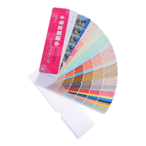 AUTSUPPL Farben Standard Farbmusterkarten für Innen Außenwände Präzise Farbabstimmung Vielseitig für Wände Böden Möbel Tragbare Farbchips gemäß Nationalem Baustandard von AUTSUPPL