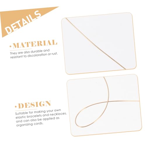 AUTSUPPL Flexible Kupfer Schmuckdraht Gold Biegsamer Basteldraht für DIY Schmuckherstellung Perlenfädeln Handgefertigte Armbänder und Halsketten Vielseitiger Schmuckbasteldraht AUTSUPPL Flexible Kupfer Schmuckdraht Gold Biegsamer Basteldraht für DIY Schmuckherstellung Perlenfädeln Handgefertigte Armbänder und Halsketten Vielseitiger Schmuckbasteldraht von AUTSUPPL