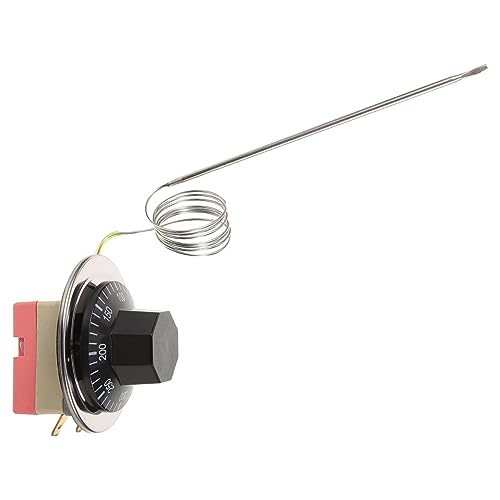 AUTSUPPL Fritteuse Temperaturthermostat Einstellbarer Thermoschalter für Backofen Robuste Bauweise Installieren und Vielseitig Einsetzbar von AUTSUPPL