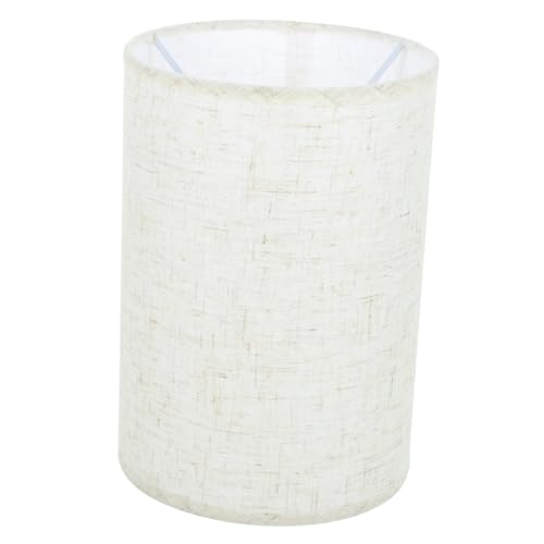 AUTSUPPL Großer Runder Lampenschirm für Tisch Stehleuchte Ersatzschirm aus Natürlichem Leinenstoff Einfacher Aufbau Langlebig Augenschonend Geeignet für Büro und Zuhause von AUTSUPPL