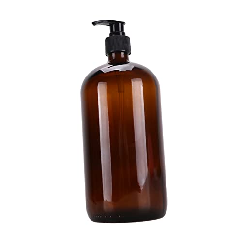 AUTSUPPL Glas Kosmetikflasche Braune Emulsion Flasche Für Reise Und Zuhause Einfach Zu Reinigen Und Transportieren Für Shampoo Ätherische Öle Und Lotionen von AUTSUPPL