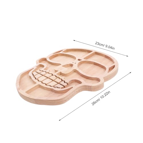 AUTSUPPL Halloween Charcuterie Board Schädel Servierplatte Handgefertigt Holz Snack Tablett Vielseitig für Obst Käse Party Halloween Food Tray AUTSUPPL Halloween Charcuterie Board Schädel Servierplatte Handgefertigt Holz Snack Tablett Vielseitig für Obst Käse Party Halloween Food Tray von AUTSUPPL